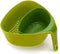 Joseph Joseph Nest Colanders Stackable Set with Easy-Pour Corners and Vertical Handle, 2-piece, Green
