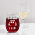 I Do What I Want Funny Wine Glass, Cat Stemless Wine Glass - Cat Lover Gifts for Women, Men, Cat Dad, Cat Mom, Cat Lover, Friends - Gift Idea for Christmas, Birthday