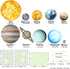 Glow in The Dark Stickers, Solar System Glow in The Dark Stars for Ceiling, Bright Planet Nursery Wall Sticker for Kid™s Room Decoration, Shining Galaxy Birthday Party Wall Decor (Blue)