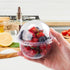 50 Pack 9oz Plastic Clear Dessert Cups with Dome Lids No Hole Disposable Snack Bowls for Ice Cream, Cake, Fruit, Parfait, Pudding and Jello Shot