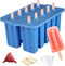 Homemade Silicone Popsicles Molds,BPA Free Popcylce Molds,Reusable Popsicle Mold for Kids,Ice Cream Mold,Ice Pop Molds Maker with 50 Popsicles Sticks,50 Popsicle Bags,Funnel ( Blue)
