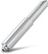 Universal Plastic Spring Loaded Toilet Paper Roll Holder Replacement , Chrome (1, Chrome)