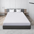 Lux Decor Collection Fitted Sheet - 16 Inches Deep Pocket King Sheets - Ultra Soft 1800 Thread Count Brushed Microfiber Fitted Sheet - Wrinkle, Fade & Shrinkage Resistant (White, King)