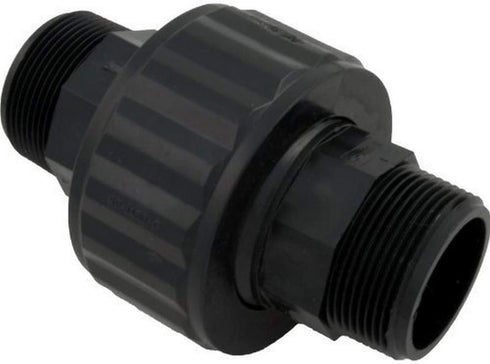 Hayward SP1480BLK 1-1/2-Inch MIP Black Self-Aligning Double Male End Union Replacement for select Hayward DE and Cartridge Filters
