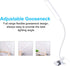 LED Desk Lamp Reading Light, JUANWE Clip on Light, Dimmable Clamp Light with USB Charging Port, 3 Modes & 14 Brightness Levels 5W LED Metal Clip Light, White