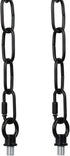 Eumyviv 19ft Heavy Duty Chain for Light Fixture, Pendant Light Extra Chain Permits Installation of Chain-Hung Fixtures on High Ceilings with Max Fixture Weight of 65 Pounds, Black(L0580)