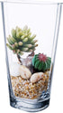10" Clear Glass Vases Floral Planter Container for Flower Centerpieces, Floral Arrangements, Weddings, Home Decor or Office