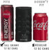 Hooch|Hog Slim Can Cooler Stainless Steel for 12 oz. Skinny Cans | 3x Insulated Beer Can Holder for Michelob Ultra, White Claw, Truly & Redbull (Blush Glitter)