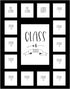 RRD Class of 2031 Photo Mat (11” x 14”) - Photo Collage Picture Frames Mat for School Pictures – School Picture Frame Pre-K to 12 Mat - No Frame Black Photo Mat from Pre-K to Graduation (15 Photos)