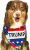 Dog Bandanas Triangle Bibs Dog Kerchief Set Scarfs Accessories for Small to Large Dogs Cats Pets Trump