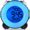 Banne Loud Alarm Clock for Heavy Sleepers with Dual Alarm Night Light Bedside Battery Powered (Black)