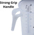 Half Gallon 64oz (2 quart) Measure Pitcher- Convenient Conversion Chart-Strong Food Grade - Great for Lawn, Pool and Spa Chemicals, Ag, Home Hobbies, Lye, Cooking, Shop Motor Oil and Fluids by Turnah