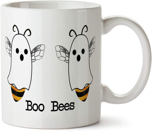 Boo Bees Halloween Funny Coffee Mug Boobies Pun Ghost