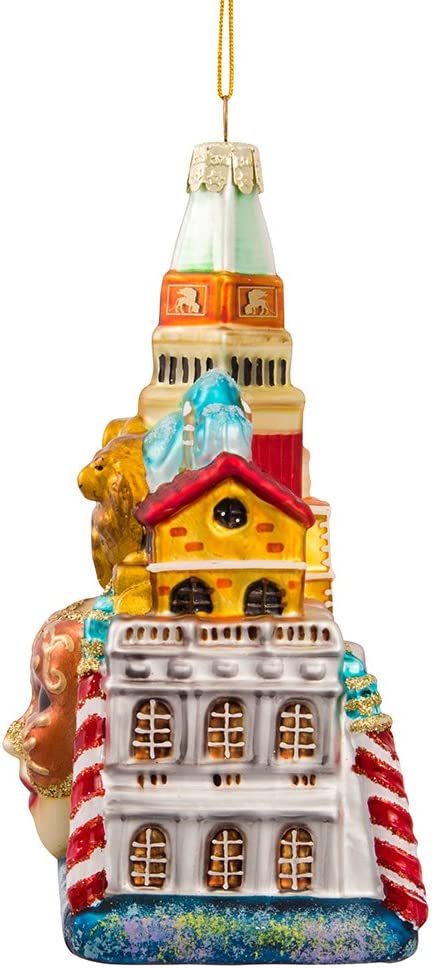 Kurt S. Adler Kurt Adler 5-Inch Venice Cityscape Glass Ornament