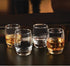Circleware Heavy Base Scotch Whiskey Glass Drinking Glasses, Set of 4, Entertainment Dinnerware Glassware for Water, Juice, Beer & Bar Liquor Dining Decor Beverage Cups Gifts, 12 oz, Glen Rocks