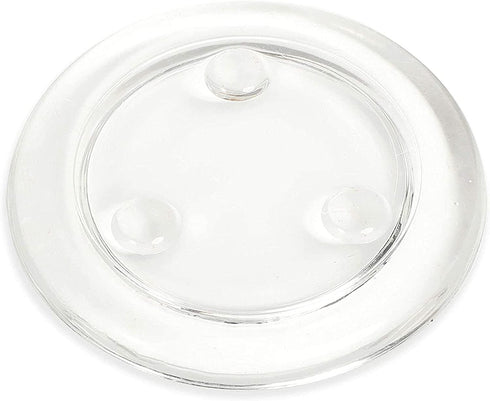 Small Glass Candle Holder for 2-Inch Pillar Candles (12 Pack)