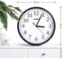 Hippih Black Wall Clock Silent Non Ticking Quality Quartz, 10 Inch Round Easy to Read for Home Office School Clock 2 Pack