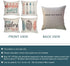Feather Arrows Throw Pillow Case Inspirational Words Cushion Cover Home Decorative Square Pillowcases 18×18 Inch,4pack(Adventure Awaits,Dream Explore Discover, Ethnic Arrows, Feathers)