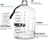 BuildLife 1 Gallon Water Bottle -Motivational Fitness Workout with Time Marker/Drink More Daily/Clear BPA-Free/Large 128OZ /73OZ Capacity