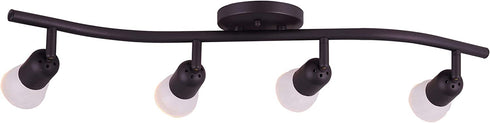 CANARM LTD. IT356A04ORB10 James 4 Bulb Track Light, Oil Rubbed Bronze