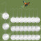 24 Pack Bird Deterrent, Pigeon Woodpecker Deterrent for House Bird Repellent Devices Outdoor, Bird Scare Disc Keep Birds Away