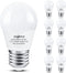 SHINESTAR 8-Pack A15 LED Ceiling Fan Light Bulbs 5000K Daylight, E26 Standard Base 6w (60w Equivalent), High CRI 85+ for Natural and Radiant Colors, Non-Dimmable