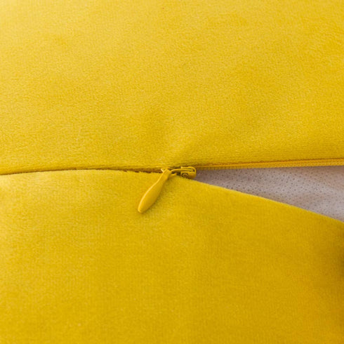 JWH 3D Flower Throw Pillow Covers Aesthetic Round Accent Pillow Cases Handmade Decorative Pillowcase Soft Velvet Cushion Covers Farmhouse Living Room Sofa Couch Decor Sham Gifts 12 Inch Gold Yellow