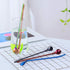 Color ME 10 pcs Metal Straw Spoons with 2 Cleaning Brushes, Reusable Drinking Spoon Straws for Iced coffee, Iced tea, Milkshake, Cocktail, Smoothies