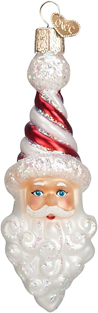 Old World Christmas Candy Glass Blown Ornaments for Christmas Tree Peppermint Twist