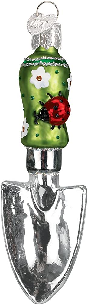 Old World Christmas Garden Gift Trowel Glass Blown Ornament for Christmas Tree