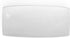 KooK Serving Trays, Rectangular Platters, Ceramic, White 11.8 in, Set of 4