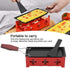 Cheese Raclette with Foldable Wood Handle, Mini Tea Light Raclette Set Candlelight Raclette Cheese Raclette Melter for Grill