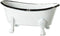 Black and White Bathtub Metal 5.5 x 2.75 Decorative Counterop Figurine