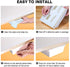 Under Desk Drawer Self Adhesive Hidden Under Desk Storage Drawers Desk Organizer Hanging Under Table Pencil Slide Out Holder Tray under Standing Desk Shelf