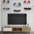 2-Pack Large Floating Shoe Shelves to Display Collectible Shoes and Sneakers, Clear Shoe Storage Shelf, Wall Mounted