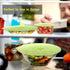 Silicone Lids Covers - Microwave Food Cover for Bowls,Cups,Pots,Pans Food Safe BPA Free Silicone Bowl Covers Easy to Clean and Storage