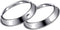 Gas One 2 Pack Wok Rack Ring Stainless Steel for Wok Pan and Carbon Steel Wok 8.25 Inch and 10 Inch Reversible Size