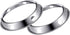 Gas One 2 Pack Wok Rack Ring Stainless Steel for Wok Pan and Carbon Steel Wok 8.25 Inch and 10 Inch Reversible Size