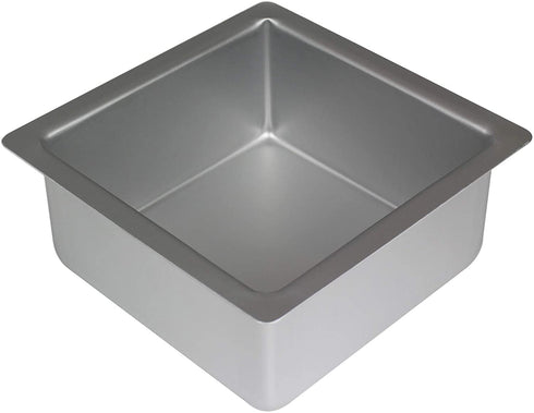 PME Professional Aluminum Baking Pan, Square 8in X 4in, Standard