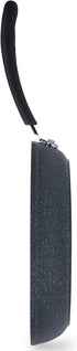 12" Stone Earth Frying Pan by Ozeri, with 100% APEO & PFOA-Free Stone-Derived Non-Stick Coating from Germany, Anthracite Gray