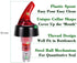 Automatic Measured Bottle Pourer - Pack of 12, 1 oz (30 mL) Quick Shot Spirit Measure Pourer Drinks Wine Cocktail Dispenser Home Bar Tools (Red 12pcs)