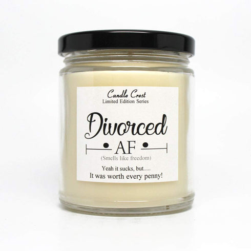 Divorced AF 9oz Scented Soy Candle