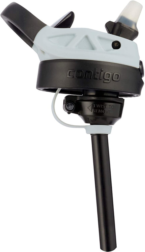 Contigo Kids Stainless Steel Water Bottle with Redesigned AUTOSPOUT Straw, 13 oz, Macaroon & Licorice