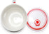 Microwavable Ceramic Noodle Bowl with Handle and Seal Fine Porcelain Floral Design (CherryBlossom)