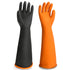 Chemical Resistant Rubber Gloves, ENPOINT Waterproof Heavy Duty Industrial Natural Latex Safety Work Glove Reusable Forearm Protection, Chemical/Mechanical/Oil/Acid/Alkali Resistant, 1 Pair XXL