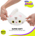 Onsoyours Plush Toys Set, 2Pcs Stuffed Animals with Black Cat and White Cat, Creative Decoration Cuddly Plush Pillows 8.5" for Kids Girls Boys (Black/White)