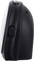 5.5" Silent Analog Alarm Clock Non Ticking, Gentle Wake, Beep Sounds, Increasing Volume, Battery Operated Snooze and Light Functions, Easy Set, Black (Best for Elder)