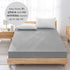 BROLEX Queen Fitted Sheet,1 Single Fitted Sheet Only,Ultra Soft Stretchy Jersey Knit,Wrinkle Free & Stay in Place,Fit Mattress Deep from 8" Up to 14",Light Grey
