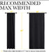 NICETOWN Black Out Curtain Panels for Kitchen - Energy Smart Decoration Thermal Insulating Blackout Drapes/Draperies for Small Window (2 Panels, 42 inches Wide by 45 inches Long)