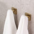 GERZWY Bath Single Coat Hook SUS 304 Stainless Steel Robe Clothes Hook for Bathroom Modern Style Wall Mounted Brushed PVD Zirconium Gold 2 Pack FG1607-2BZ